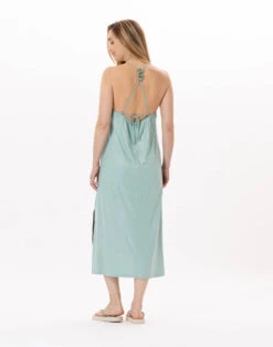 Robe En Viscose RAMATUELLE 941 Vert D'eau -Pyjama Chic Femme Magasin robe en viscose ramatuelle 941 vert d eau 4