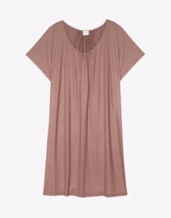 Robe En Viscose RAMATUELLE 942 Sable -Pyjama Chic Femme Magasin robe en viscose ramatuelle 942 sable 6