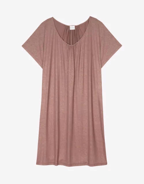Robe En Viscose RAMATUELLE 942 Sable -Pyjama Chic Femme Magasin robe en viscose ramatuelle 942 sable 6