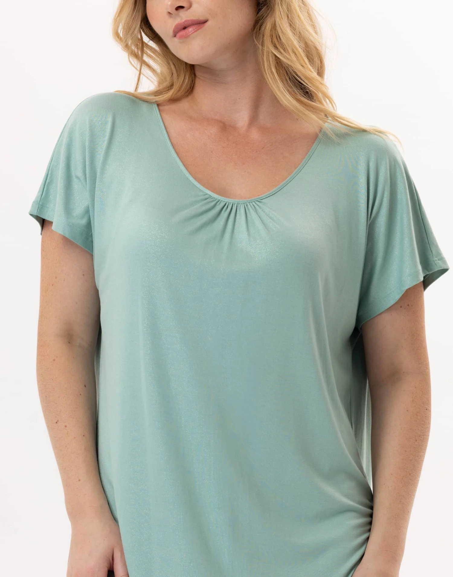 Robe En Viscose RAMATUELLE 942 Vert D'eau 2 Robe En Viscose RAMATUELLE 942 Vert D'eau – Image 2