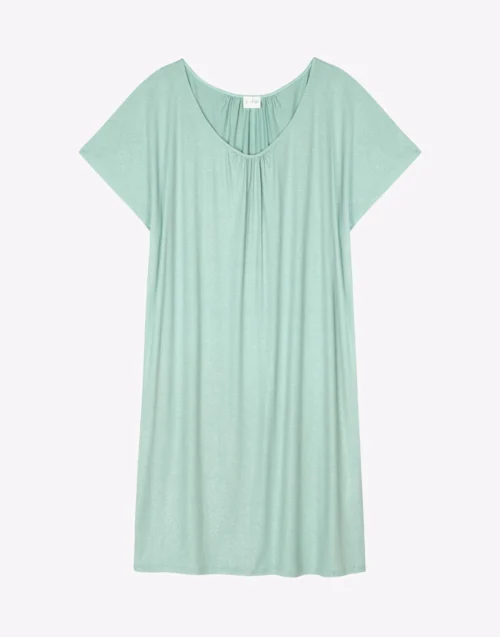 Robe En Viscose RAMATUELLE 942 Vert D'eau -Pyjama Chic Femme Magasin robe en viscose ramatuelle 942 vert d eau 5