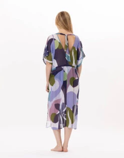 Robe En Voile De Coton PORQUEROLLES 942 Multico -Pyjama Chic Femme Magasin robe en voile de coton porquerolles 942 multico 5