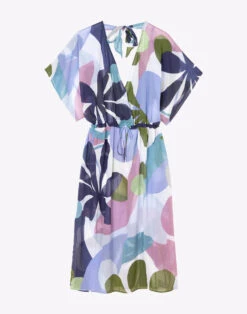 Robe En Voile De Coton PORQUEROLLES 942 Multico -Pyjama Chic Femme Magasin robe en voile de coton porquerolles 942 multico 6