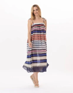 Robe En Voile De Coton VALLAURIS 941 Multico