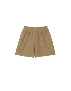 Short En Maille Lurex PALMA 780 Doré -Pyjama Chic Femme Magasin short en maille lurex palma 780 dore 4