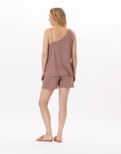 Short En Viscose RAMATUELLE 980 Sable -Pyjama Chic Femme Magasin short en viscose ramatuelle 980 sable 5