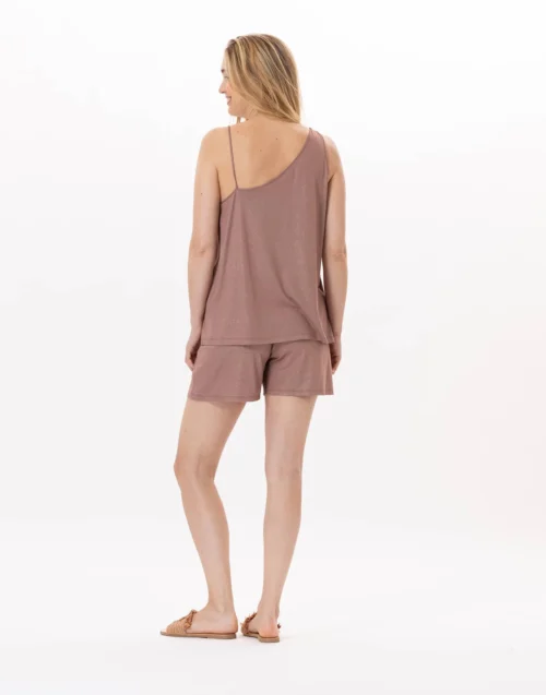 Short En Viscose RAMATUELLE 980 Sable -Pyjama Chic Femme Magasin short en viscose ramatuelle 980 sable 5