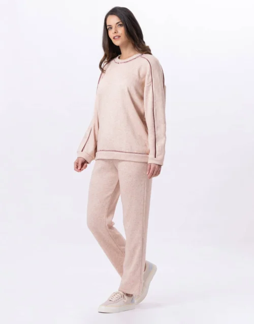 Sweat En Maille Tricot ALPAGA 830 Beige 14 Sweat En Maille Tricot ALPAGA 830 Beige -Pyjama Chic Femme Magasin sweat en maille tricot alpaga 830 beige 5