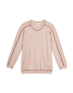 Sweat En Maille Tricot ALPAGA 830 Beige -Pyjama Chic Femme Magasin sweat en maille tricot alpaga 830 beige 8