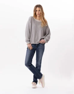 Sweat En Maille Tricot ESMEE 830 Gris Chine 14 Sweat En Maille Tricot ESMEE 830 Gris Chine -Pyjama Chic Femme Magasin sweat en maille tricot esmee 830 gris chine 5