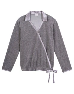 Sweat En Velours VELVET 830Gris Chine -Pyjama Chic Femme Magasin sweat en velours velvet 830 gris chine 10