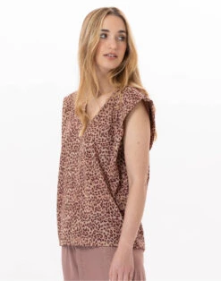 Tee-shirt En Maille FESTIVAL 930 Multico 10 Tee-shirt En Maille FESTIVAL 930 Multico -Pyjama Chic Femme Magasin tee shirt en maille festival 930 multico 3