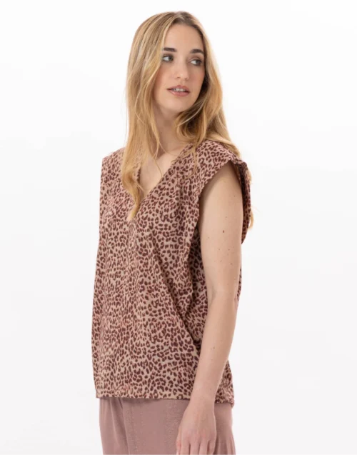 Tee-shirt En Maille FESTIVAL 930 Multico 10 Tee-shirt En Maille FESTIVAL 930 Multico -Pyjama Chic Femme Magasin tee shirt en maille festival 930 multico 3