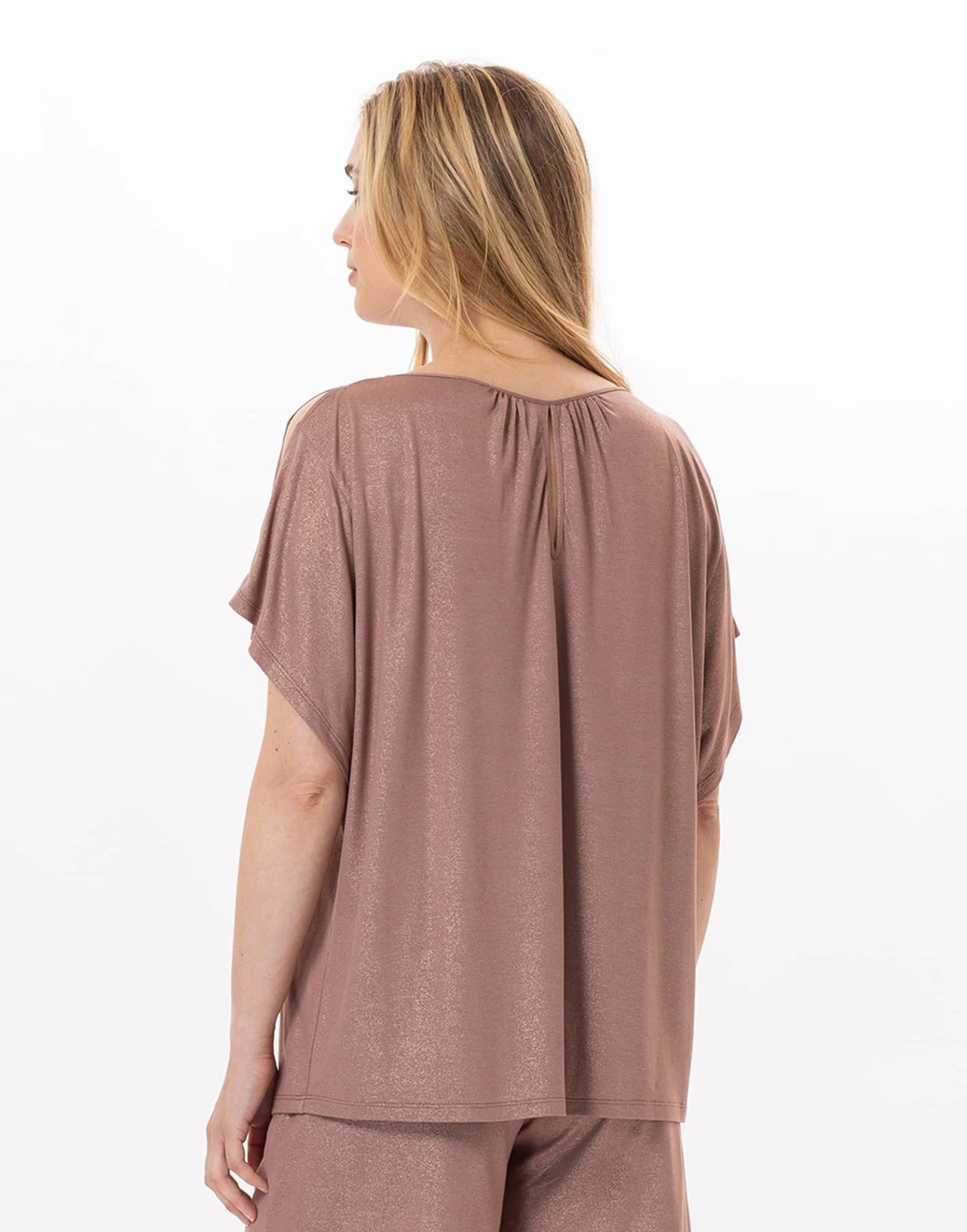 Tee-Shirt En Viscose RAMATUELLE 930 Sable 6 Tee-Shirt En Viscose RAMATUELLE 930 Sable – Image 6