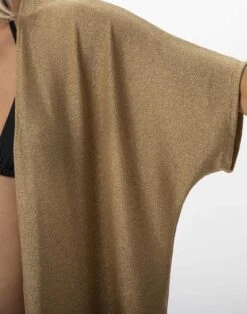 Veste En Maille Lurex PALMA 770 Doré -Pyjama Chic Femme Magasin veste en maille lurex palma 770 dore 4