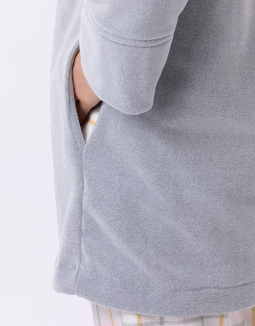 Veste En Micropolaire FELICITA 870 Gris 9 Veste En Micropolaire FELICITA 870 Gris -Pyjama Chic Femme Magasin veste en micropolaire felicita 870 gris 2
