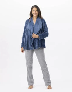 Veste En Peluche Flanelle ESSENTIEL 873 Prusse