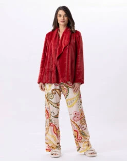 Veste En Peluche Flanelle ESSENTIEL 873 Tomette