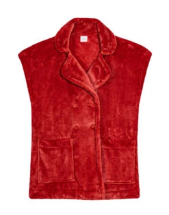 Veste En Peluche Flanelle ESSENTIEL 876 Tomette 13 Veste En Peluche Flanelle ESSENTIEL 876 Tomette -Pyjama Chic Femme Magasin veste en peluche flanelle essentiel 876 tomette 6