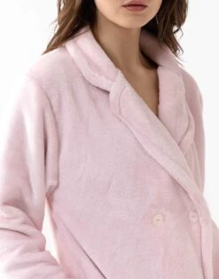 Veste En Peluche Flanelle ESSENTIEL H77A Bois De Rose 9 Veste En Peluche Flanelle ESSENTIEL H77A Bois De Rose -Pyjama Chic Femme Magasin veste en peluche flanelle essentiel h77a bois de rose 3