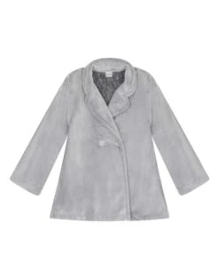 Veste En Peluche Flanelle ESSENTIEL H77A Gris 11 Veste En Peluche Flanelle ESSENTIEL H77A Gris -Pyjama Chic Femme Magasin veste en peluche flanelle essentiel h77a gris 5