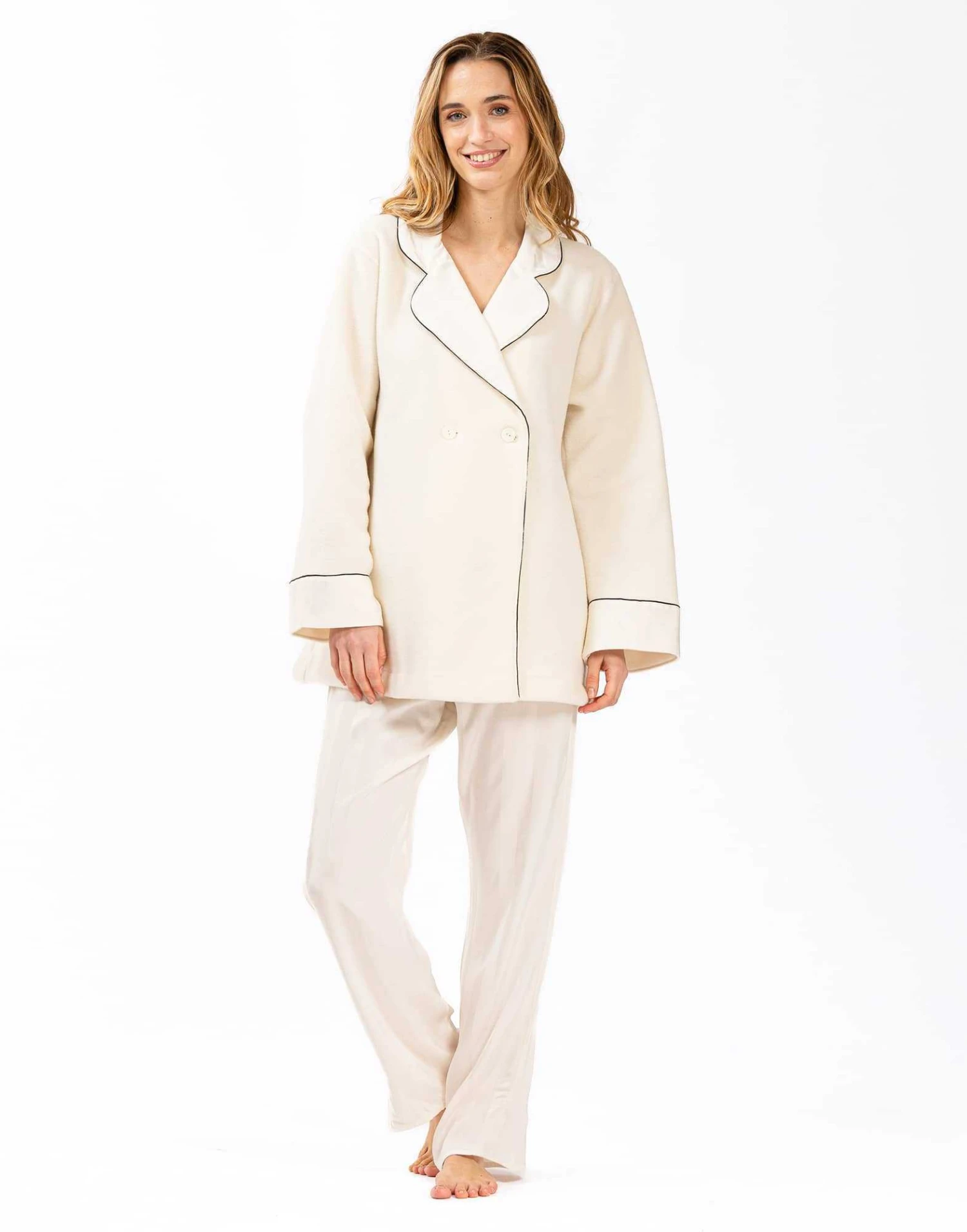 Veste En Polaire GABRIELLE 670 écru 2 Veste En Polaire GABRIELLE 670 écru – Image 2