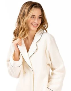 Veste En Polaire GABRIELLE 670 écru 8 Veste En Polaire GABRIELLE 670 écru -Pyjama Chic Femme Magasin veste en polaire gabrielle 670 ecru 2