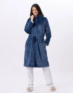 Veste Zippée En Peluche Flanelle ESSENTIEL 853 Prusse