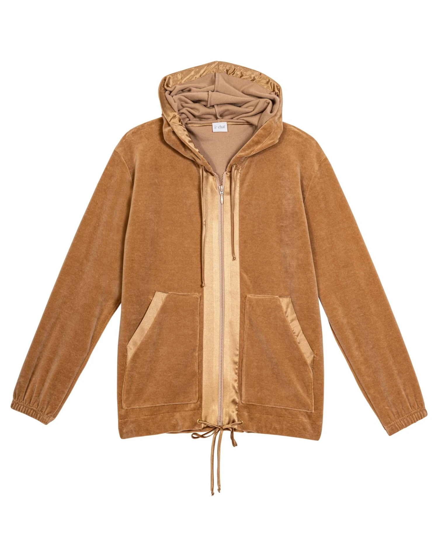 Veste Zippée En Velours VELVET 870 Dore 11 Veste Zippée En Velours VELVET 870 Dore – Image 11