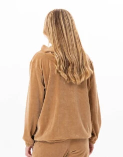 Veste Zippée En Velours VELVET 870 Dore 16 Veste Zippée En Velours VELVET 870 Dore -Pyjama Chic Femme Magasin veste zippee en velours velvet 870 dore 5